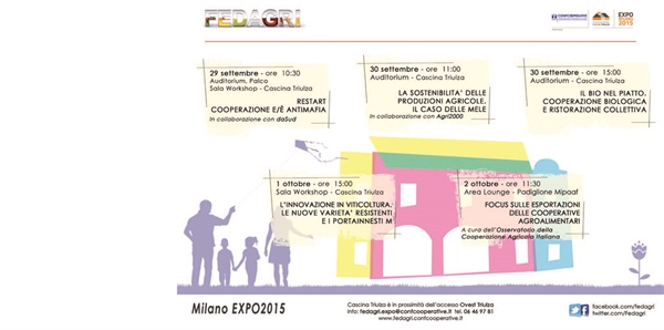 ELENCO CONVEGNI FEDAGRI AD EXPOMILANO